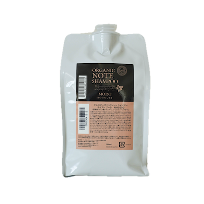 オーガニックノート ブーケシャンプー モイスト 500ml (エコパウチ）※フレームディスペンサー別売