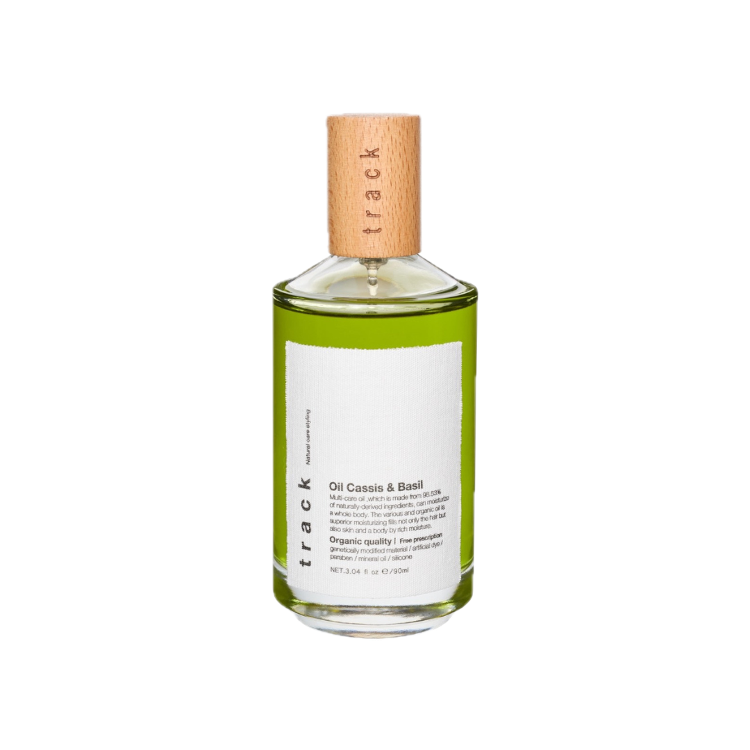 track オイル Cassis＆Basil 90ml カシス & バジル プッシュタイプ ヘアオイル ボディオイル